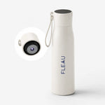 FLEAU One zelfreinigende waterfles met UV-C-dop in wit