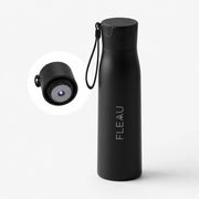 FLEAU One zelfreinigende waterfles met UV-C-dop in zwart